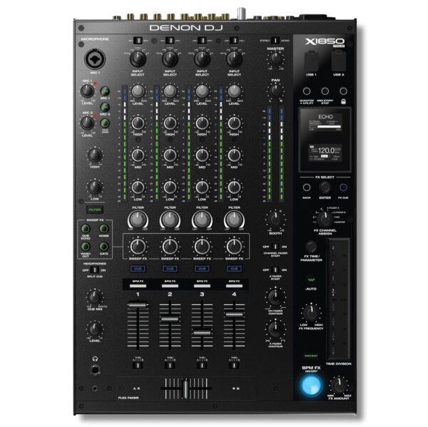 DENON DJ X1850 PRIME MIXER DIGITALE PER DJ 4 CANALI MIDI USB