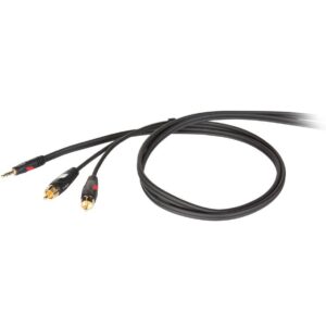 DIE HARD DHG520LU18 CAVO AUDIO STEREO PROFESSIONALE JACK 3,5MM – DOPPIO RCA 1.8 METRI