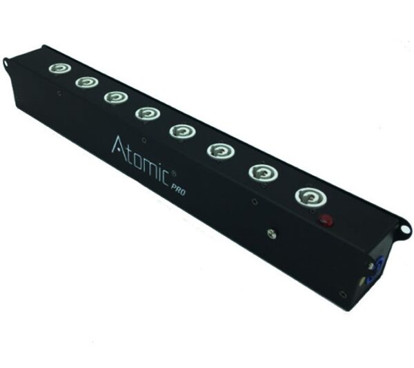 ATOMIC4DJ PD20 DISTRIBUTORE POWERBOX 1 INGRESSO POWERCON 240V + 9 USCITE POWERCON 240V CHASSIS IN METALLO