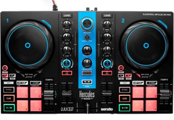 Hercules djcontrol inpulse 200 mk2 blue