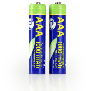 ENERGENIE NI-MH RECHARGEABLE AAA BATTERIES, 1000MAH, 2PCS BLISTER PACK