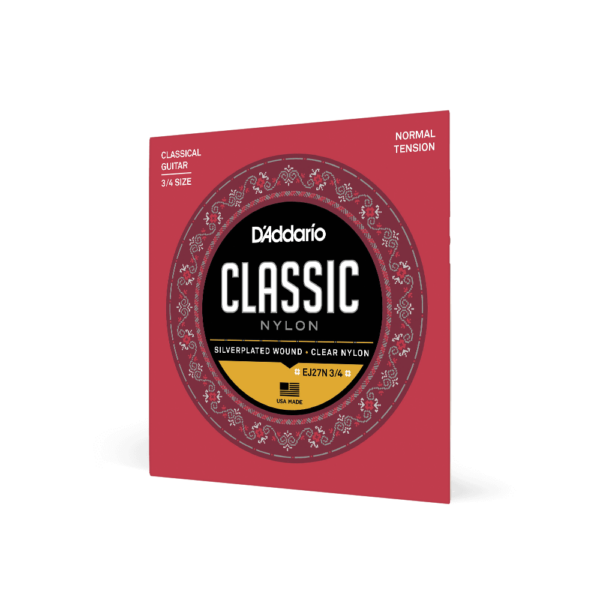 D’addario ej27n 3/4 nylon, normal tension