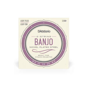 D’addario ej60+ 5-strings banjo nickel lite 9.5-20