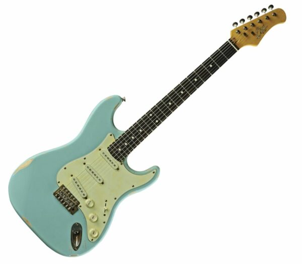 EKO S300 RELIC DAPHNE BLUE CHITARRA ELETTRICA VINTAGE COLORE CELESTE