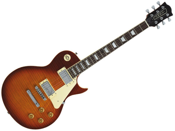 EKO VL480 HONEY BURST FLAMED CHITARRA ELETTRICA 22 TASTI IN PALISSANDRO