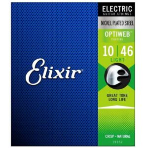 ELIXIR 19052 NANOWEB MEDIUM MUTA DI CORDE PER CHITARRA ELETTRICA NIKEL WOUND – 010/046