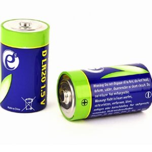 ENERGENIE EG-BA-LR20-01 BATTERIE ALCALINE LR20 (D) CONFEZIONE DA 2 PEZZI
