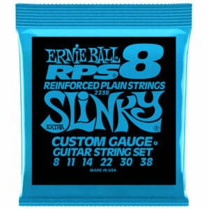 ERNIEBALL 2238 RPS8 EXTRA SLINKY CORDE RINFORZATE PER CHITARRA ELETTRICA
