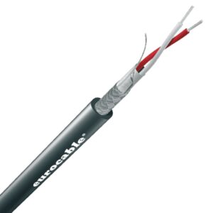 EUROCABLE CVS LKDD02S2 CAVO AES-DMX DA CABLARE 2×0.22 24AWG 110OHM COLORE NERO PREZZO AL METRO