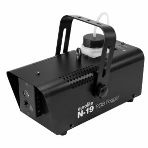 EUROLITE N-19 LED HYBRID RGB SMOKE MACHINE MACCHINA DEL FUMO 600 WATT CON LED RGB