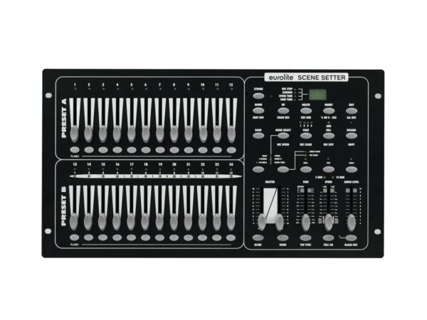 EUROLITE SCENE SETTER CENTRALINA LUCI DMX 24 CANALI 48 SCENE MEMORIZZABILI + SOUND CONTROL