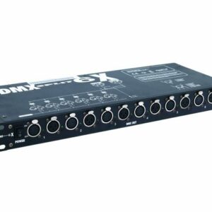 EUROLITE SPLIT 6X SPLITTER DMX 6 CANALI INGRESSI XLR 3 E 5 PIN