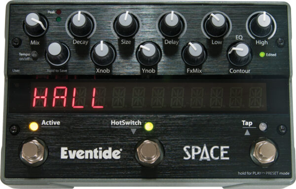 EVENTIDE SPACE RIVERBERO MODULATORE DELAY MIDI USB A PEDALE PER CHITARRA E VOCE