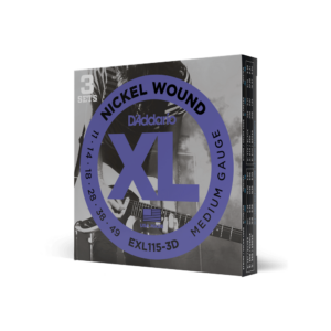D’addario exl115-3d nickel wound blues/jazz 11-49