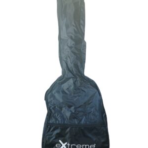 EXTREME BAG-CG BORSA PER CHITARRA CLASSICA 4/4 CON TASCA FRONTALE E TRACOLLA COLORE NERO
