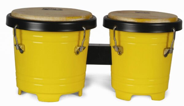 EXTREME BG4255-YW DOPPI BONGHI IN PLASTICA MISURA 4,25" + 5" VERA PELLE ACCORDATURA MECCANICA COLORE GIALLO