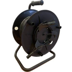EXTREME CAT5-100M BOBINA CAVO DI RETE ETHERNET CAT5 100 METRI CONNETTORI ETHERCON NEUTRIK SU AVVOLGITORE COBRA REEL XL