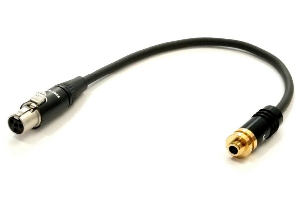 EXTREME CAVO ADATTATORE DA MINI JACK 3.5 SENNHEISER EW FEMMINA A SHURE TQG MINI CANNON 4 POLI FEMMINA