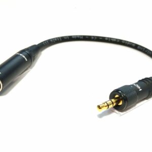 EXTREME CAVO ADATTATORE DA SHURE TQG MINI CANNON 4 POLI NEUTRIK REAN MASCHIO A MINI JACK 3.5 SENNHEISER EW MASCHIO