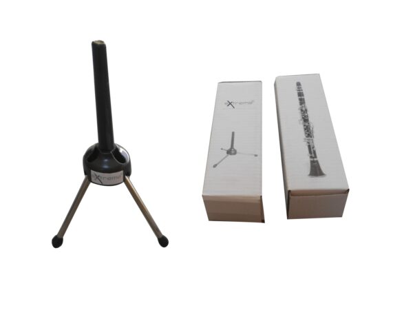 EXTREME CFS-01 STAND PROFESSIONALE IN METALLO PER CLARINETTO E FLAUTO SUPPORTO RIPIEGABILE GAMBE PIEGHEVOLI MINIMO INGOMBRO