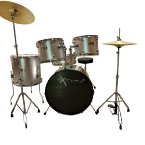 EXTREME D-1000 SILVER BATTERIA ACUSTICA PROFESSIONALE COLORE SILVER