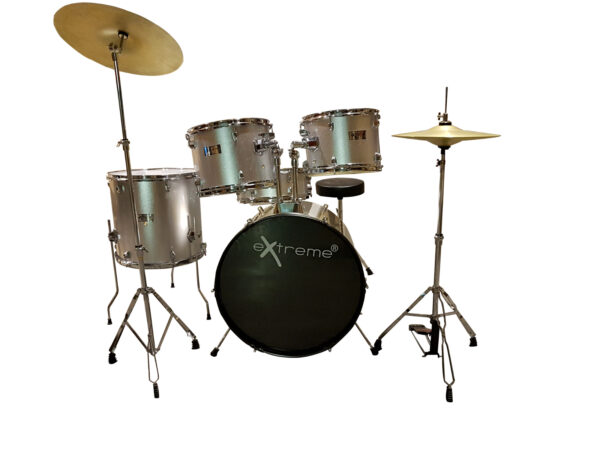 EXTREME D-1000 SILVER BATTERIA ACUSTICA PROFESSIONALE COLORE SILVER