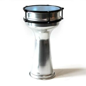 EXTREME DABK20HO DARBUKA IN ALLUMINIO PELLE SINTETICA SISTEMA DI ACCORDATURA CERCHIO 5 TIRANTI