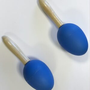 EXTREME DP12 COPPIA MARACAS IN PLASTICA MANICO IN LEGNO COLORE BLU