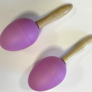 EXTREME DP12 COPPIA MARACAS IN PLASTICA MANICO IN LEGNO COLORE ROSA