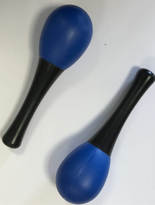 EXTREME DP14 COPPIA MARACAS IN PLASTICA COLORE BLU