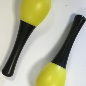 EXTREME DP14 COPPIA MARACAS IN PLASTICA COLORE GIALLO