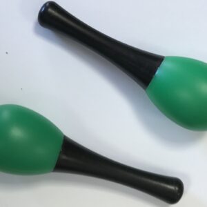 EXTREME DP14 COPPIA MARACAS IN PLASTICA COLORE VERDE