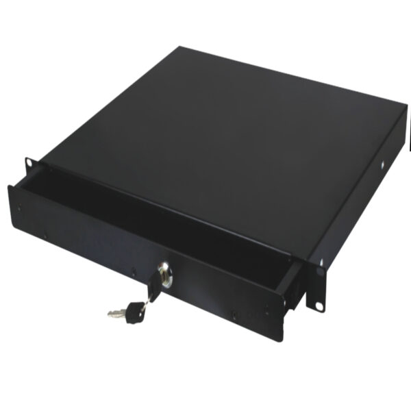 EXTREME DR016-2U CASSETTO RACK 2 UNITA' CON SERRATURA A CHIAVE