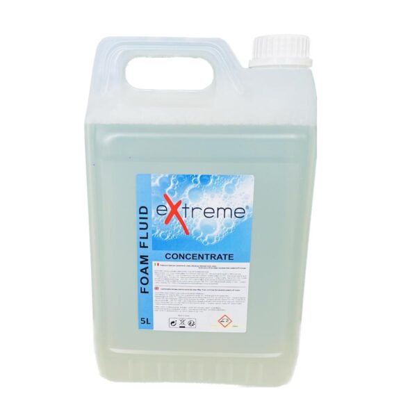 EXTREME FOAM LIQUIDO PER MACCHINA DELLA SCHIUMA CONCENTRATO CERTIFICATO TANICA DA 5 KG. MADE IN EUROPE