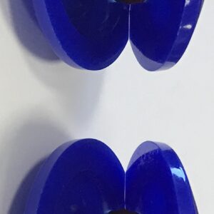 EXTREME G1-CS COPPIA CASTAGNETTE IMITAZIONE IN PLASTICA NACCHERE PROFESSIONALI COLORE BLU