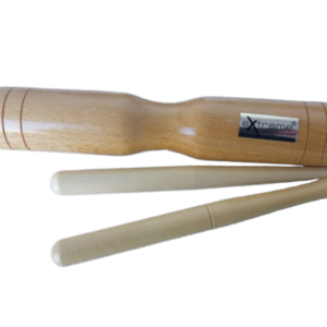 EXTREME G5-1 STRUMETO A PERCUSSIONE DOPPIO WOODBLOCK IN LEGNO COLORE NATURAL