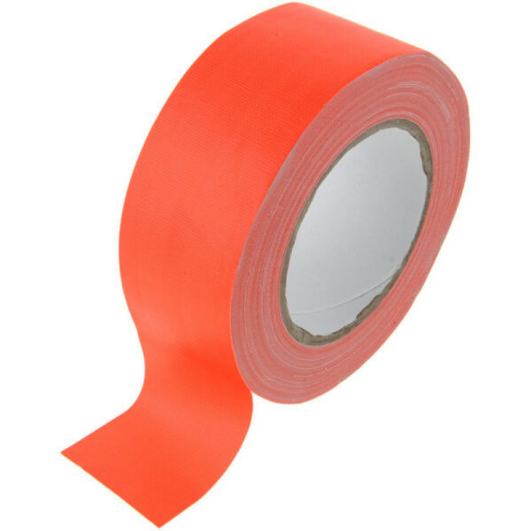 EXTREME GAFFA TAPE OR STAGE TAPE NEON ARANCIONE NASTRO 19 mm x 25 METRI