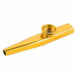EXTREME KA1M-GD KAZOO PROFESSIONALE IN METALLO COLORE ORO CON MEMBRANA INTERCAMBIABILE