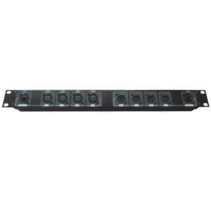 EXTREME PSS-009 STAGEBOX EXTENDER AUDIO – DMX UNA UNITA’ RACK SU 2 x RJ45 CON 4 XLR FEMMINA + 4 XLR MASCHIO