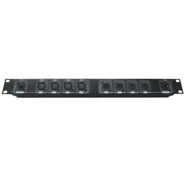 EXTREME PSS-009 STAGEBOX EXTENDER AUDIO - DMX UNA UNITA' RACK SU 2 x RJ45 CON 4 XLR FEMMINA + 4 XLR MASCHIO