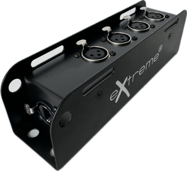 EXTREME SB4XFCAT MINI STAGEBOX EXTENDER AUDIO - DMX SU RJ45 CON 4 CONNETTORI XLR FEMMINA