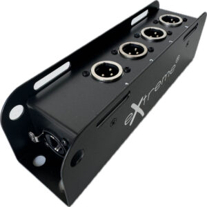 EXTREME SB4XMCAT MINI STAGEBOX EXTENDER AUDIO – DMX SU RJ45 CON 4 CONNETTORI XLR MASCHIO