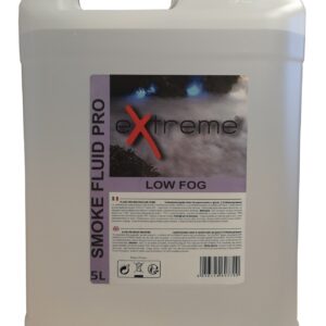 EXTREME SMOKE PRO LOW FOG LIQUIDO PER MACCHINA DEL FUMO BASSO CERTIFICATO ALTA DENSITA’ TANICA DA 5 KG. MADE IN EUROPE