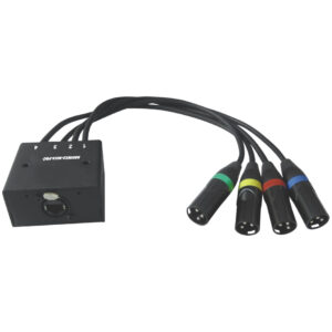 EXTREME SSDMX3-MX4-PRO-5FT EXTENDER DMX SU RJ45 CON 4 CONNETTORI XLR MASCHIO FRUSTA DA 1.5MT