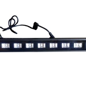 EXTREME UV LED BAR 93 BARRA LED UV 9 X 3 WATT PLUG & PLAY CON INTERRUTTORE ON OFF