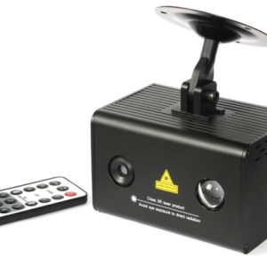 EXTREME WATER WAVE DOPPIO EFFETTO LUCE LED RGB 3x3w INDOOR + LASER RG STELLE GALASSIE + TELECOMANDO REMOTO