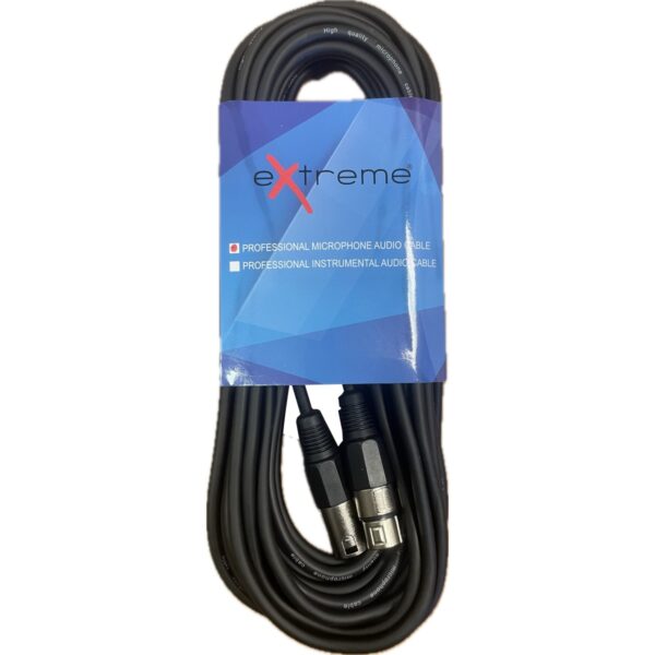 EXTREME XX8 CAVO MICROFONO/CASSE 8 METRI 1 CONNETTORE XLR MASCHIO 1 FEMMINA CAVO MICROFONICO 6.5MM