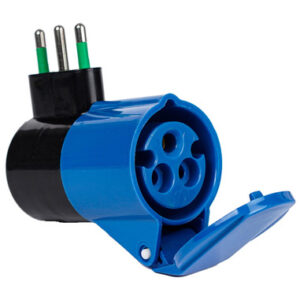 FANTON 78000-E ADATTATORE DI CORRENTE DA SPINA ITALIANA A PRESA CEE 16A