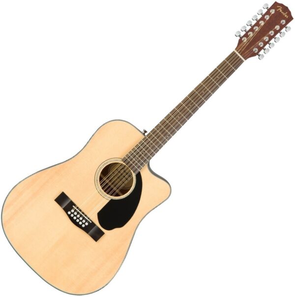FENDER CD60SCE-12 NATURAL CHITARRA ACUSTICA ELETTRIFICATA SPALLA MANCANTE 12 CORDE NATURALE