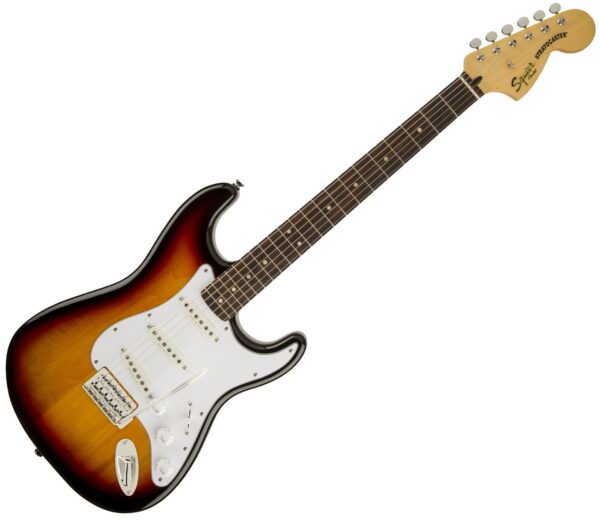 FENDER SQUIER VINTAGE MODIFIED STRATOCASTER CHITARRA ELETTRICA 21 TASTI 3 SINGLE COIL COLORE BROWN SUNBURST